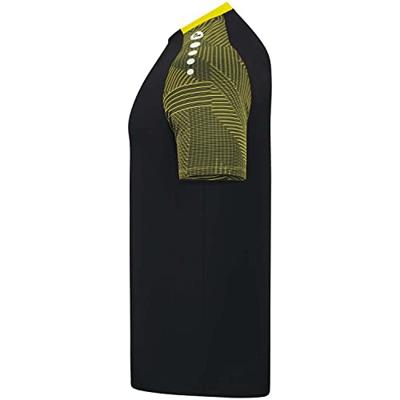 JAKO 6122 T-Shirt Performance - Zwart/Zachtgeel - M
