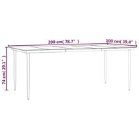 9-delige Tuinset poly rattan zwart - thumbnail