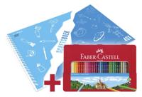 Faber Castell FC-115886-A Kleurpotloden 36 Stuks + A3 Kangaro Schetsboek - thumbnail