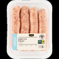 Jumbo Saucijs Fries Varken 4 Stuks - thumbnail