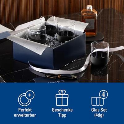 Villeroy & Boch Manufacture Rock Tumbler glas 4 stuks - thumbnail