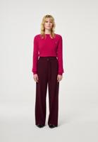 Fabienne Chapot Nelsan Trousers | Deep Burgundy - thumbnail
