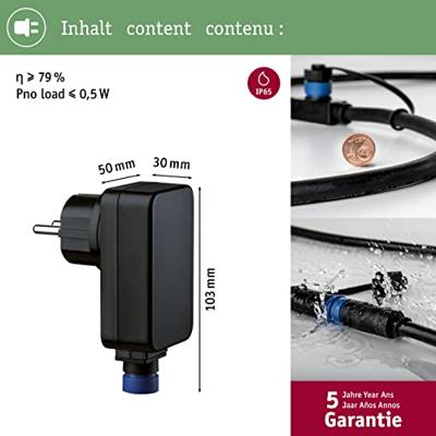 Paulmann Plug & Shine onderdeel transformator 21 Watt