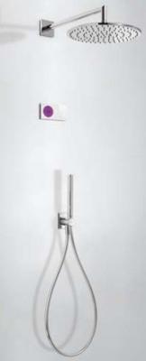 Tres electronische inbouw doucheset met regendouche chroom 09286558