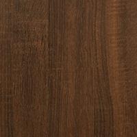 Opbergbankje 82x42x45 cm bewerkt hout bruineikenkleurig - thumbnail