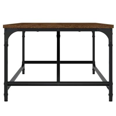 Salontafel 100x50x35 cm bewerkt hout bruineikenkleurig