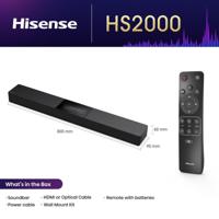 Soundbar - HISENSE - HS2000 - 2.0 kanalen - 80W - Bluetooth 5.0 - HDMI ARC - thumbnail