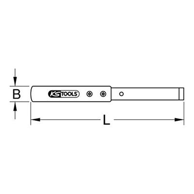 Vouwschraper, 13 mm KS Tools 140.2282