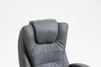 Activejet verwarmde bureaustoel met massage YK7304 grijs - thumbnail