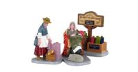 Lemax fabric vendor s/3 kerstdorp figuur type 5 Caddington Village 2020 - thumbnail