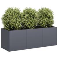 VidaXL Plantenbak antraciet 120x40x40 cm koudgewalst staal - thumbnail