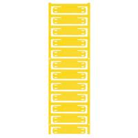 Weidmüller 1076890000 SFX 11/60 MC NE GE V0 Kabelmarkering Montagemethode: Kabelbinder Markeringsvlak: 11 x 60 mm Geel Aantal markeringen: 60 60 stuk(s) - thumbnail