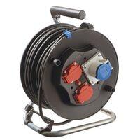 Schwabe CEE Camping Haspel 230V Neopreen H07RN-F 3x1,5 16A IP44 40m - thumbnail