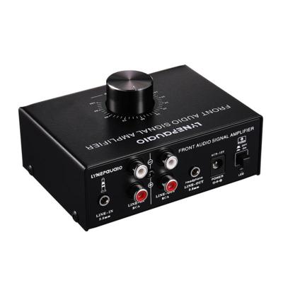 B015 front stereo signaalversterker Booster hoofdtelefoon speaker versterker headset Dual-audio bron