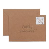 Florence • kaarten + enveloppen set a6 kraft - thumbnail