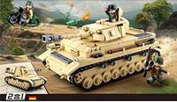 Sluban WWII - German Tank (M38-B0693) - thumbnail