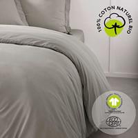 Hoeslaken - VANDAAG - 180 x 200 cm + 30 cm - Katoen - Biologisch Dune - thumbnail