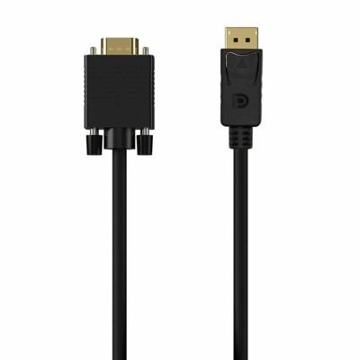 AISENS - A125-0552 - DISPLAYPORT op VGA, DP/M-VGA/M, zwart, 1,0 m