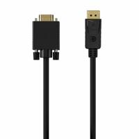 AISENS - A125-0552 - DISPLAYPORT op VGA, DP/M-VGA/M, zwart, 1,0 m - thumbnail