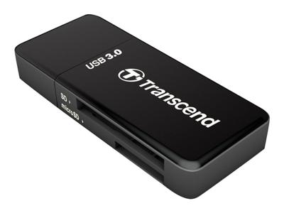 Transcend RDF5K Externe geheugenkaartlezer USB-A 3.2 Gen 1 Zwart