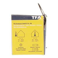 TFA Dostmann 60.2548.01 Wekker Zendergestuurd Zwart Alarmtijden 1 USB-aansluiting - thumbnail