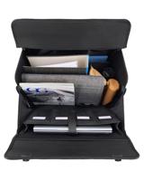 Juscha JU-46216 Pilotenkoffer STOP Samar 46x26x4 cm Zwart - thumbnail