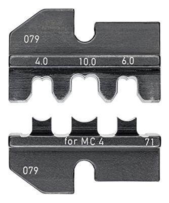 Knipex 97 49 71 Krimpinzetstuk Solar-connectoren Geschikt voor tangen MC4 4 tot 10 mm² Geschikt voor merk Knipex 97 43 200, 97 43 E, 97 43 E AUS, 97 43 E UK, Knipex 97 49 71 Krimpinzetstuk Solar-connectoren Geschikt voor tangen MC4 4 tot 10 mm² Geschikt voor merk Knipex 97 43 200, 97 43 E, 97 43 E AUS, 97 43 E UK,