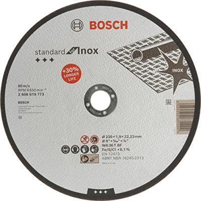 Bosch Accessoires Doorslijpschijf Standard for Inox 230x1.9x22.23mm recht - 2608619773 Bosch Accessoires Doorslijpschijf Standard for Inox 230x1.9x22.23mm recht - 2608619773