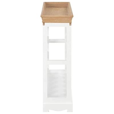 Wijnkast 70x22,5x70,5 cm MDF wit