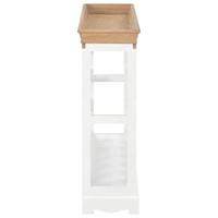 Wijnkast 70x22,5x70,5 cm MDF wit - thumbnail