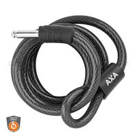 AXA RLD insteekkabel zwart 180cm x 12mm - thumbnail