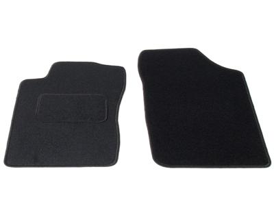 Automatten voorzijde - zwart stof - Peugeot 206 1998-2009