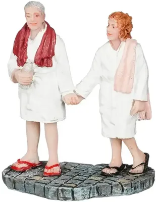 People visiting the sauna l5,5xb3,5xh7 cm Luville - Luville