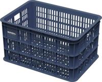 Basil fietskrat kunststof voor 50 liter donkerblauw - thumbnail