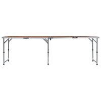 VidaXL Campingtafel inklapbaar 240x60 cm aluminium - thumbnail