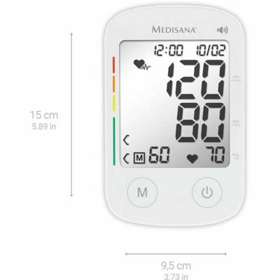 Sprekende bloeddrukmeter - MEDISANA - BU 535 - 6 talen - Groot scherm - XXL-cijferig - Aritmiemeting - 240 herinneringen