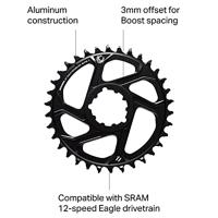 SRAM kettingblad "x-sync 2" chain ring x-sync 2 30t black - thumbnail