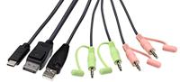 ATEN 2-Port USB-C-DisplayPort-Kabel KVM Switch KVM-console 4096 x 2160 Pixel - thumbnail