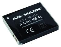 Ansmann A-Can NB 4 L Camera-accu Vervangt originele accu NB-4L 3.7 V 700 mAh - thumbnail