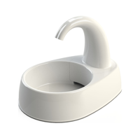 TRIXIE DRINKFONTEIN CURVED STREAM KUNSTSTOF WIT 25X35X24,5 CM 2,6 LTR - thumbnail