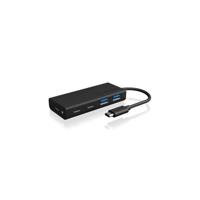 ICY BOX ib-hub1426-cpd usb-hub (zwart) - thumbnail