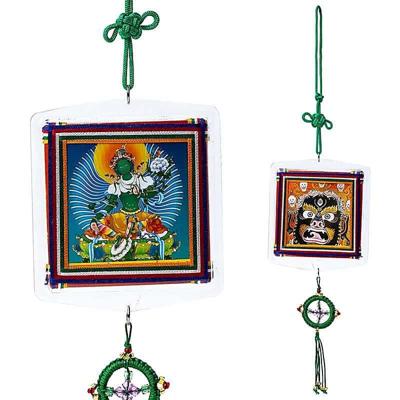 Groene Tara Kunststof Beschermingshanger uit Nepal Groene Tara Kunststof Beschermingshanger uit Nepal