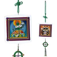 Groene Tara Kunststof Beschermingshanger uit Nepal - thumbnail