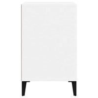 Schoenenkast 102x36x60 cm bewerkt hout wit - thumbnail