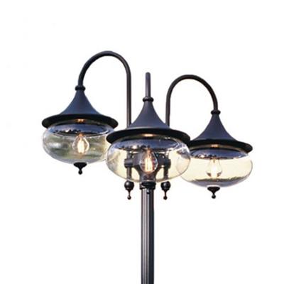 KonstSmide Klassieke lantaarnkapLibra 3-lichts zwart - 621-750