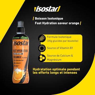 Isostar Fast Hydration Isotonic Sport Drink Orange
