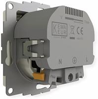 Stopcontact met USB poorten 2400mA mat wit voor een 40mm diepe doos - thumbnail