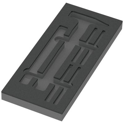 Wera 9882 Schuimrubberen inzetstuk voor hamers Set 1, zonder gereedschap, 172 x 30 x 392 mm - 05137382001