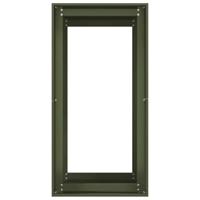 Plantenbak 40x80x80 cm staal olijfgroen - thumbnail