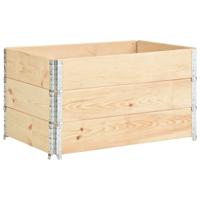 VidaXL Palletopzetranden 3 st 50x100 cm massief grenenhout - thumbnail